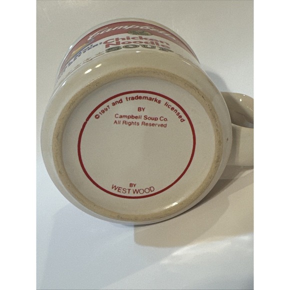 1997 VINTAGE CAMPBELL'S CHICKEN NOODLE SOUP MUG BY *WESTWOOD - Picture 5 of 5